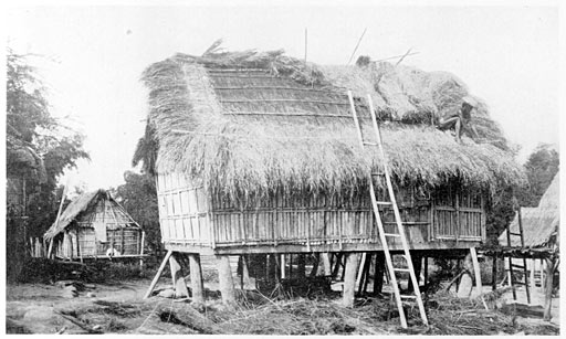 Roofing a House.