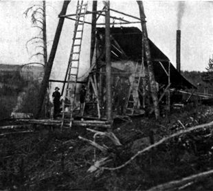 An Oil Derrick on the Athabasca