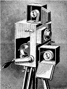 Fig. 1--ARRANGEMENT OF THE SENSITIZED BAND IN TWO MAGAZINES.