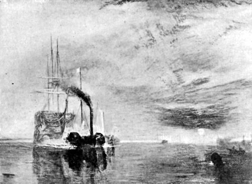 FIG. 98.—TURNER. FIGHTING TÉMÉRAIRE. NAT. GAL.
LONDON.