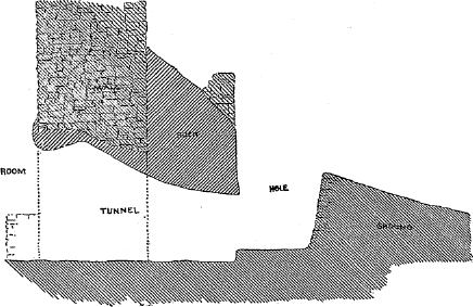 section of chimney-like structure