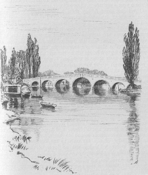 Chertsey Bridge.