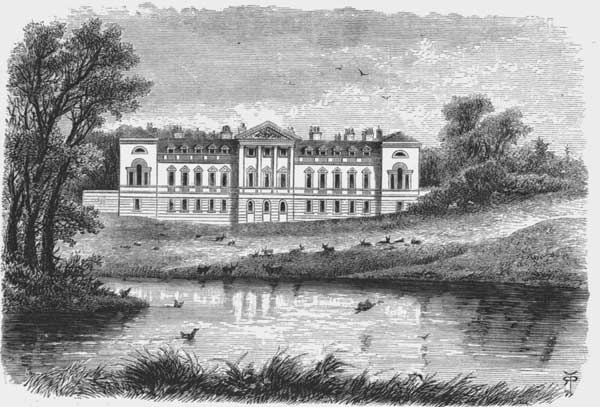 WOBURN ABBEY, WEST FRONT.