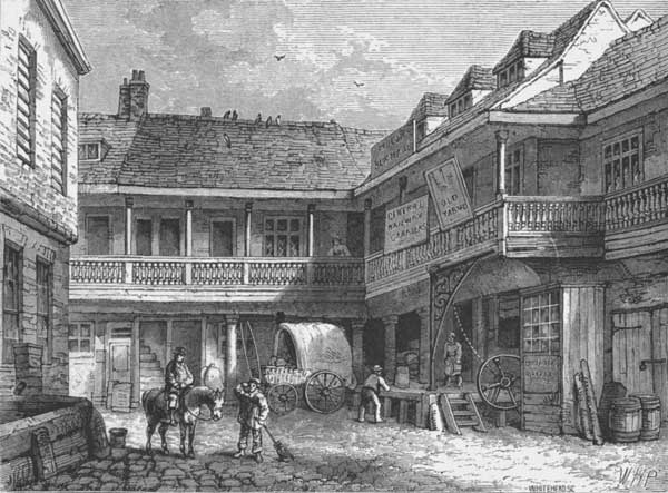 THE "OLD TABARD INN."