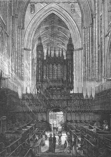 CHOIR OF YORK MINSTER.