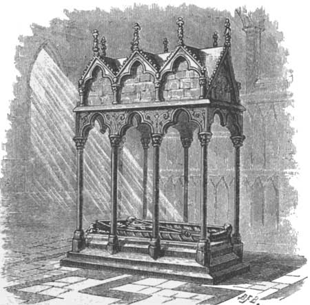 TOMB OF ARCHBISHOP WALTER DE GREY, YORK MINSTER.