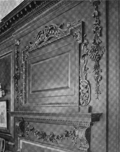 Plate XXVIII.—Wood Carving, Lee Mansion.