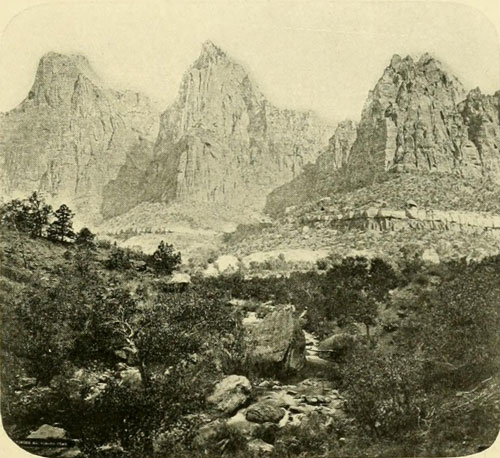 Cliffs of the Rio
Virgin, about 2500 Feet High.