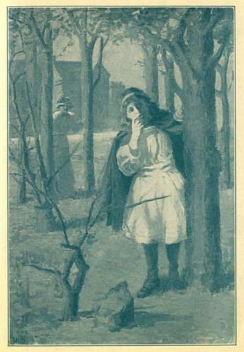 Girl in woods