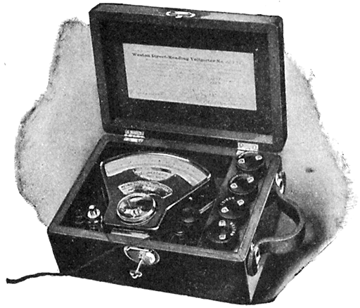 Fig 632Weston portable voltmeter inspector's style This instrument is provided with a